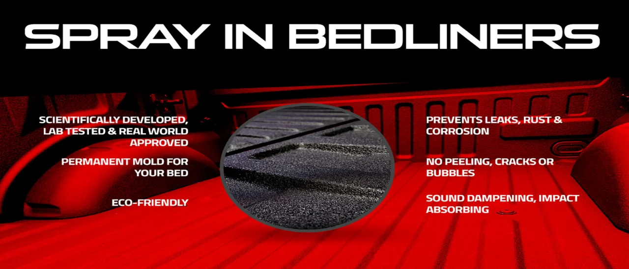 Spray in truck bedliner